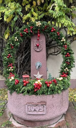 Weihnachtsbrunnen unbearbeitet